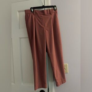 LOFT M petite cropped pants in dusty rose color